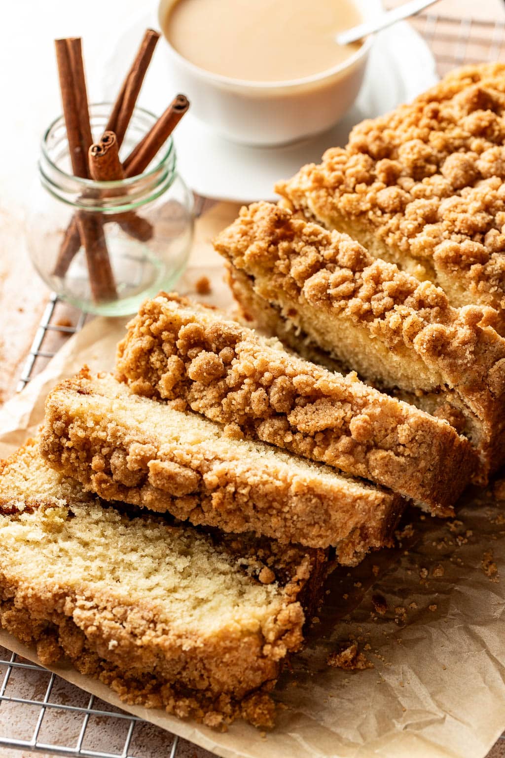 sour cream coffee cake loaf