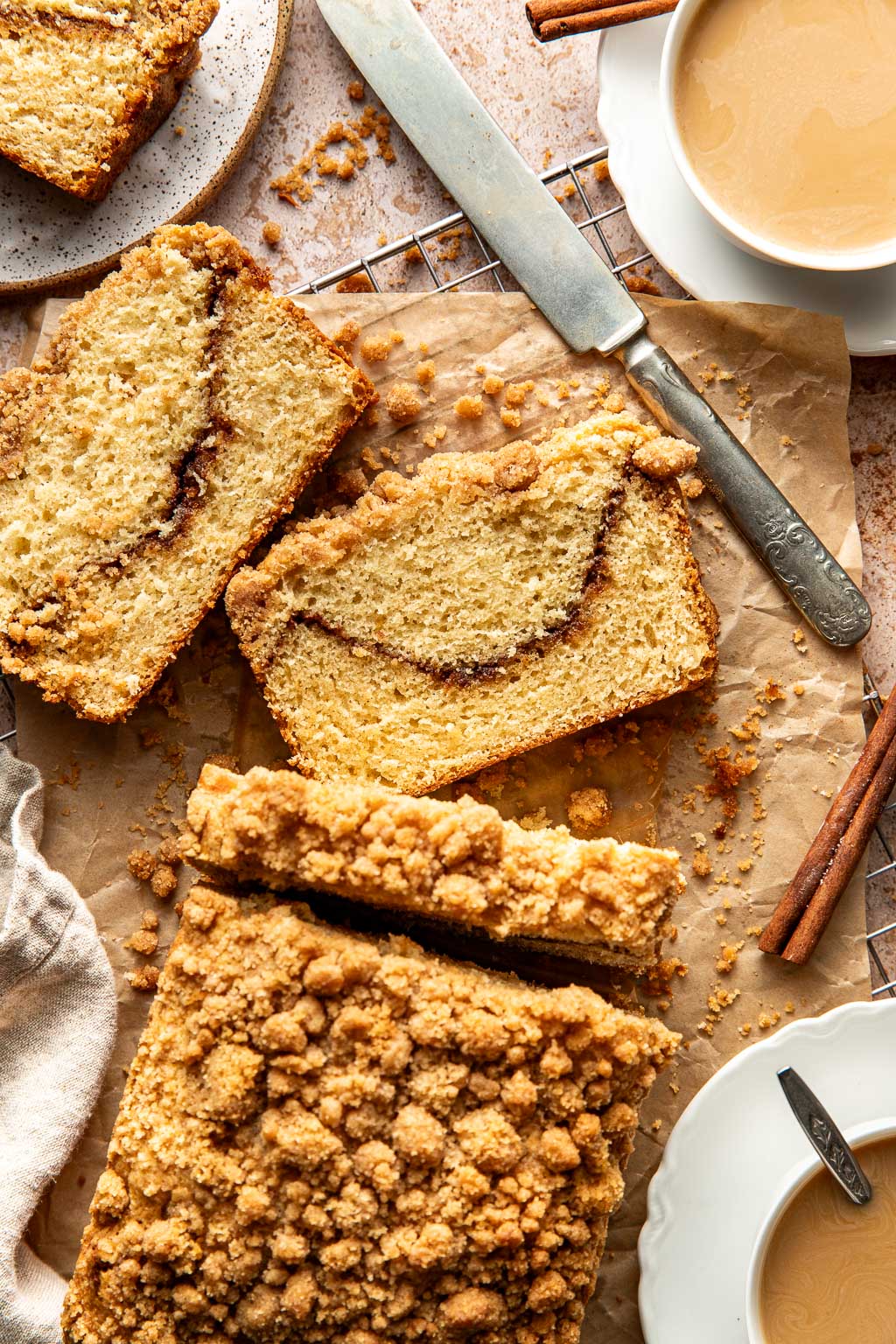 sour cream coffee cake loaf
