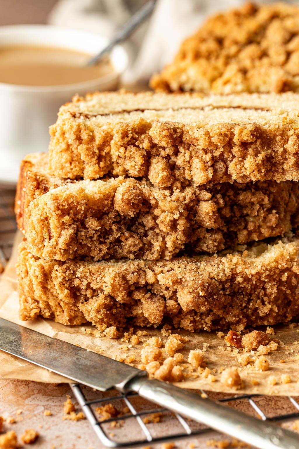 sour cream coffee cake loaf
