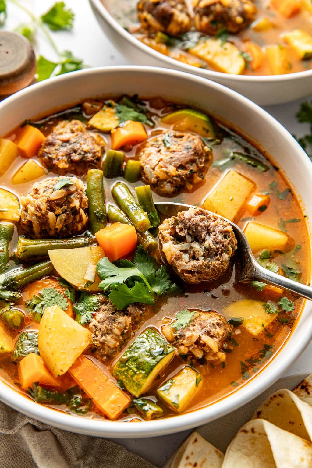 authentic albondigas soup