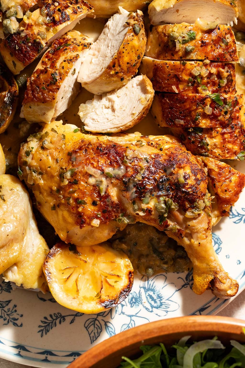 roast chicken piccata