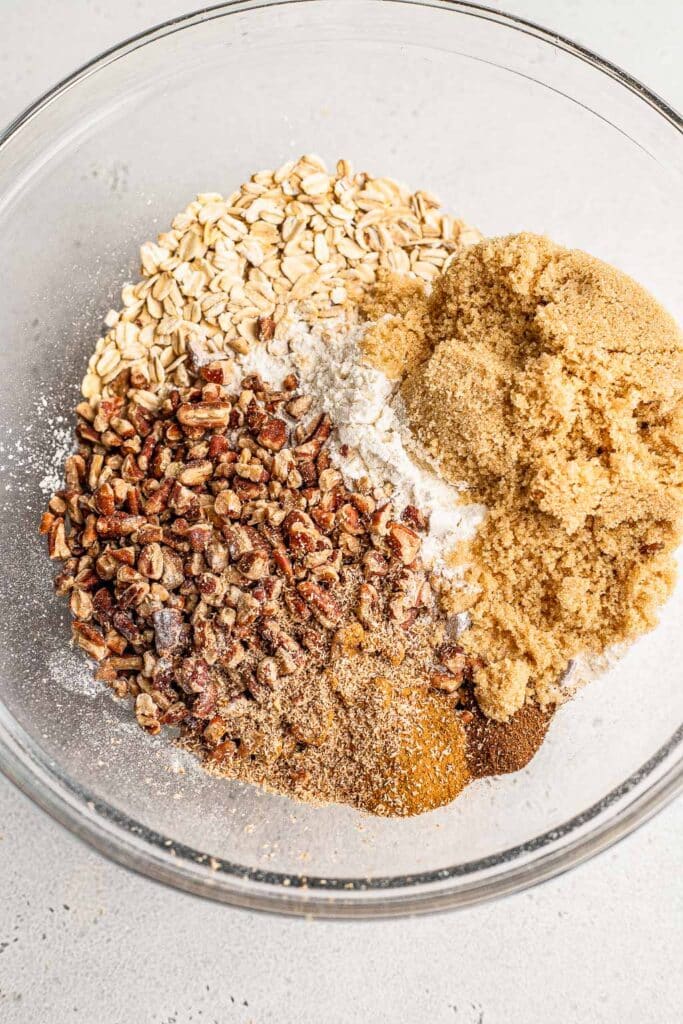 oat pecan topping dry ingredients 