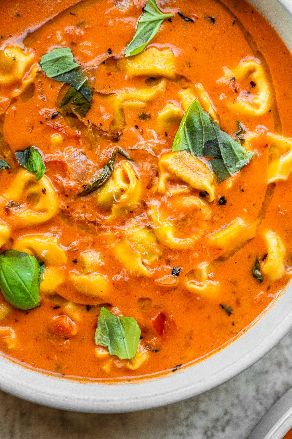 Tomato Tortellini Soup