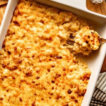 Creamy baked mac and cheese