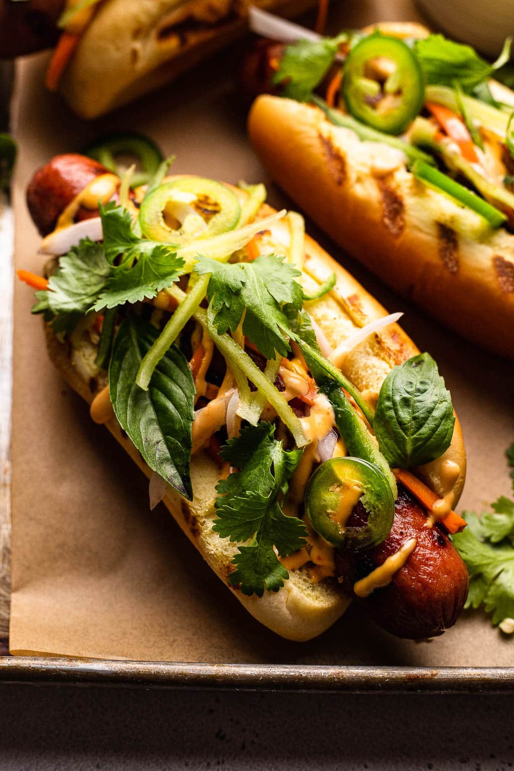 Banh Mi Hot Dogs