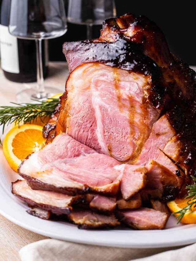 Bourbon Glazed Ham - Ideas for Easter Dinner