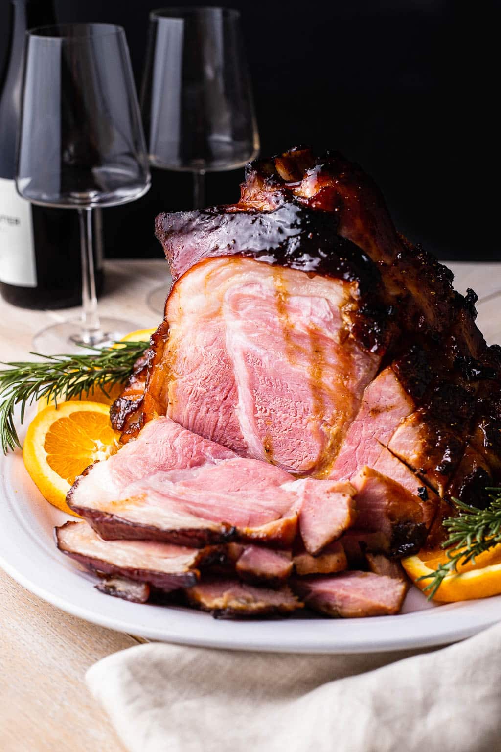 Bourbon Glazed Ham
