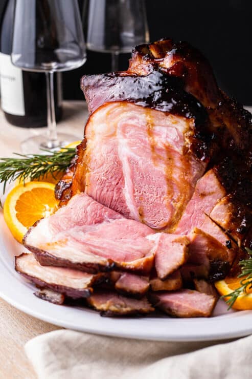 Bourbon Glazed Ham - Easter Dinner Ideas