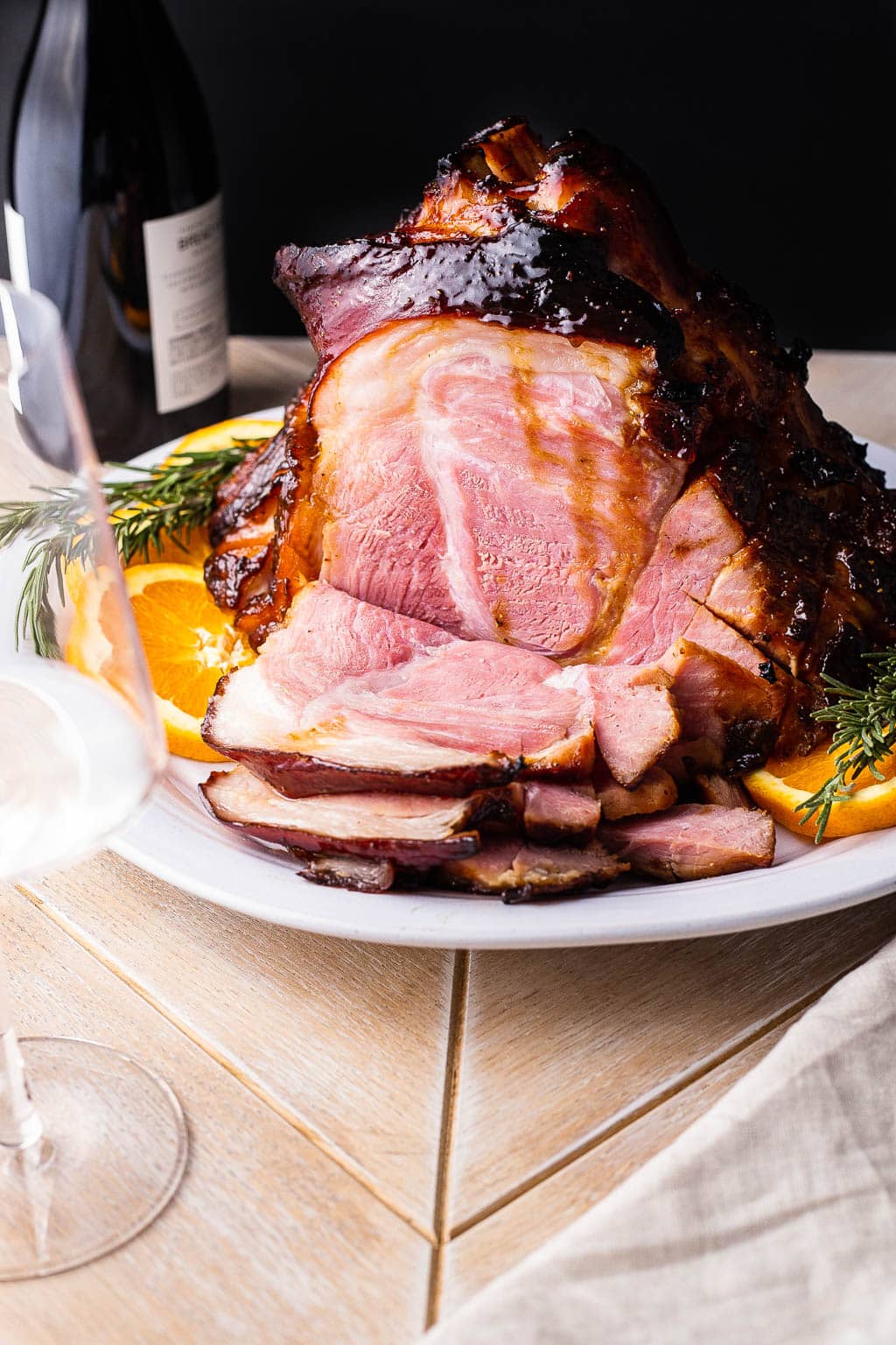 Bourbon Glazed Ham