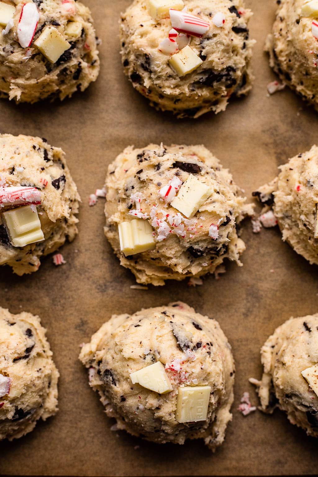 Peppermint Chocolate Chip Cookies