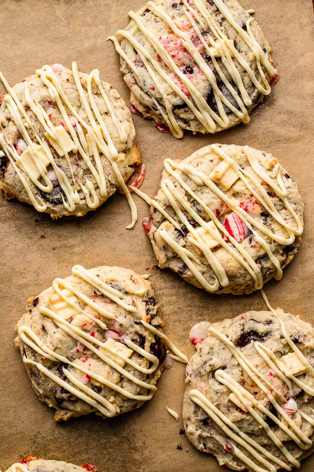 Peppermint Chocolate Chip Cookies