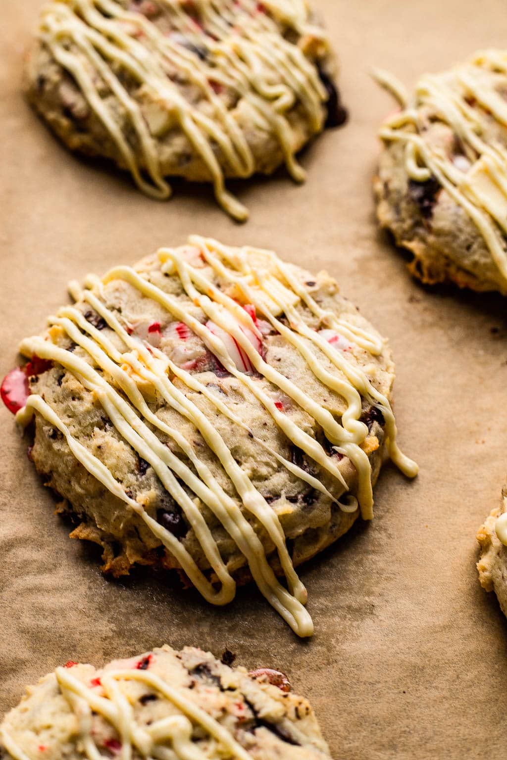 Peppermint Chocolate Chip Cookies