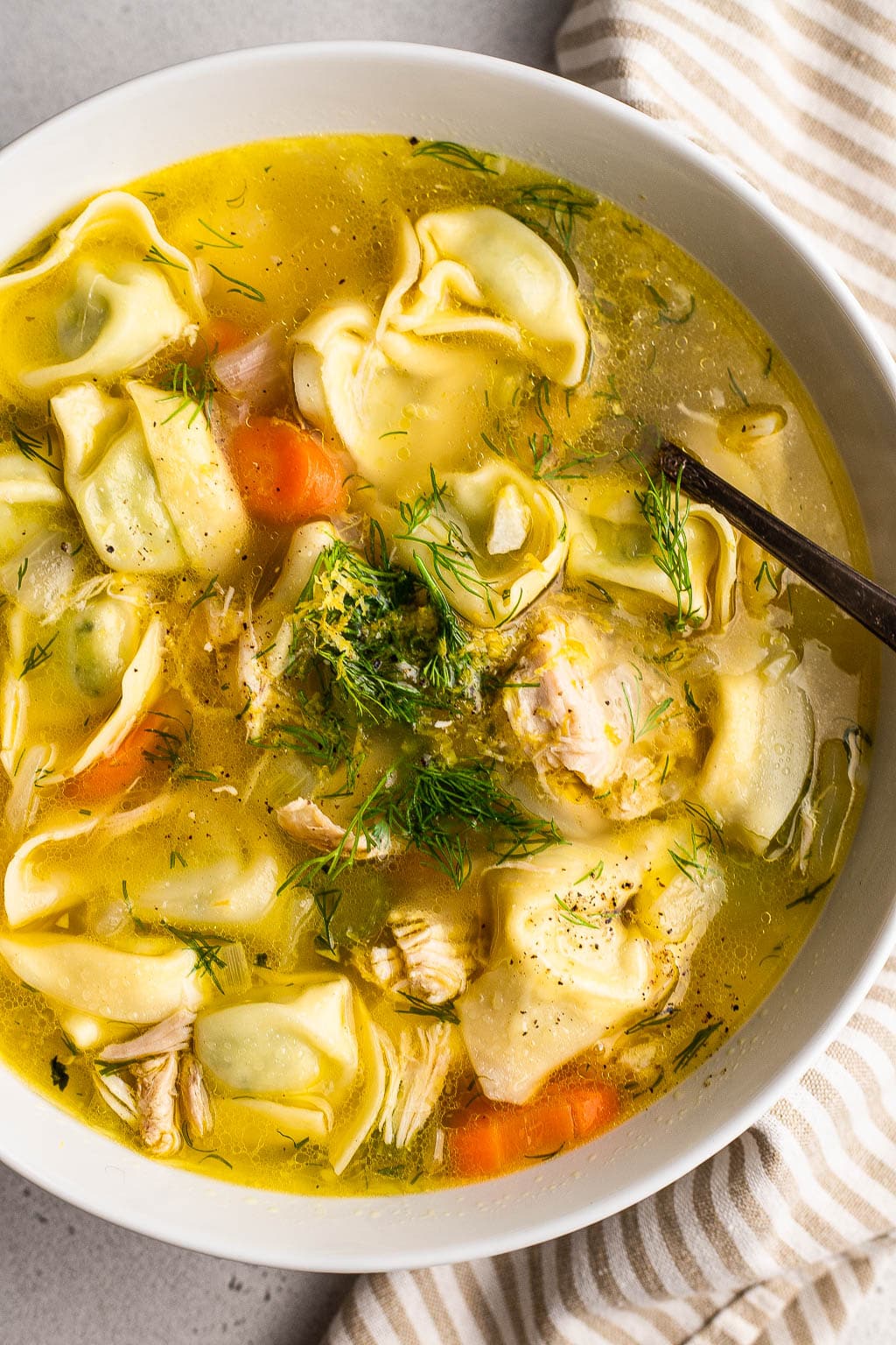 Chicken Tortellini Soup