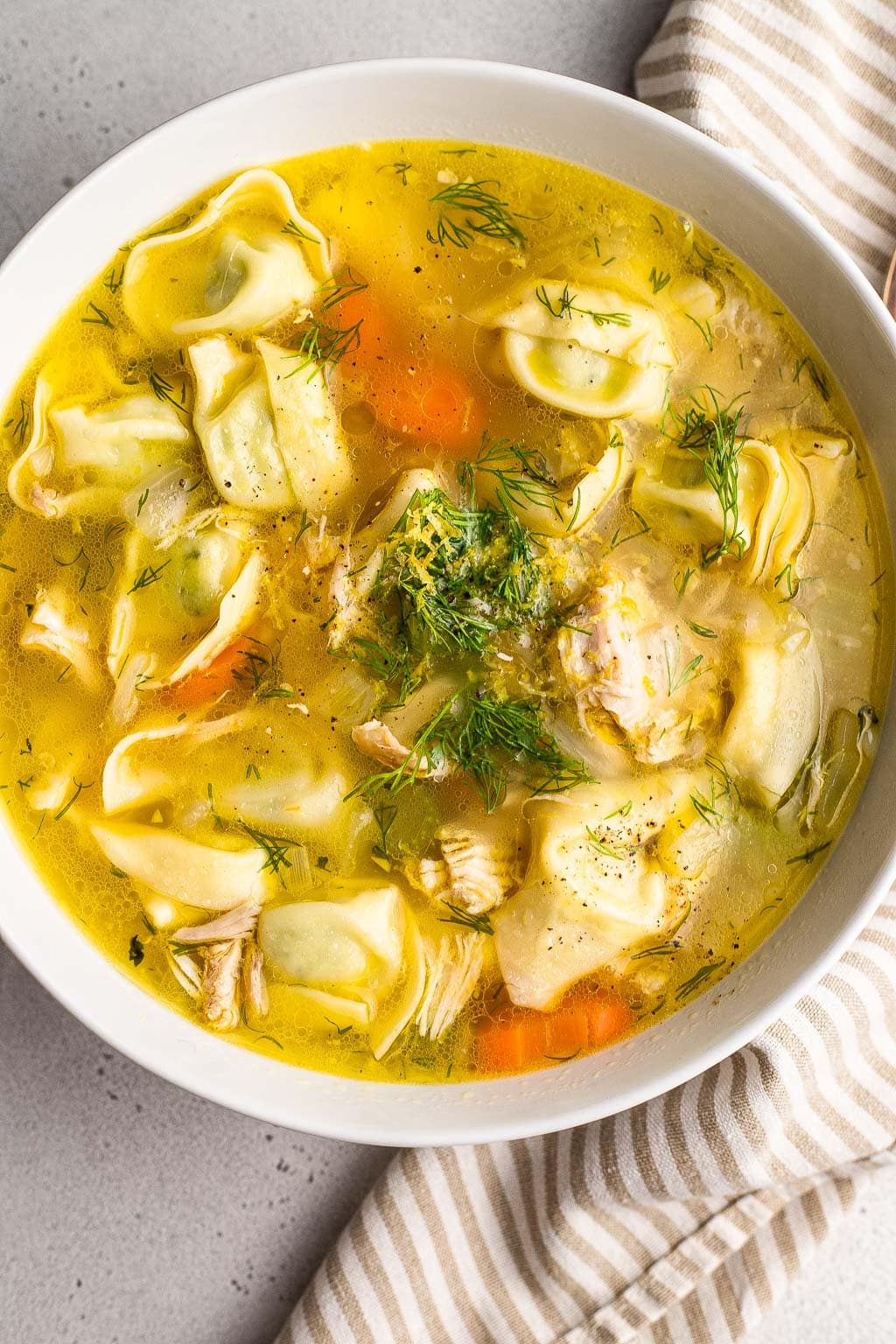 Chicken Tortellini Soup