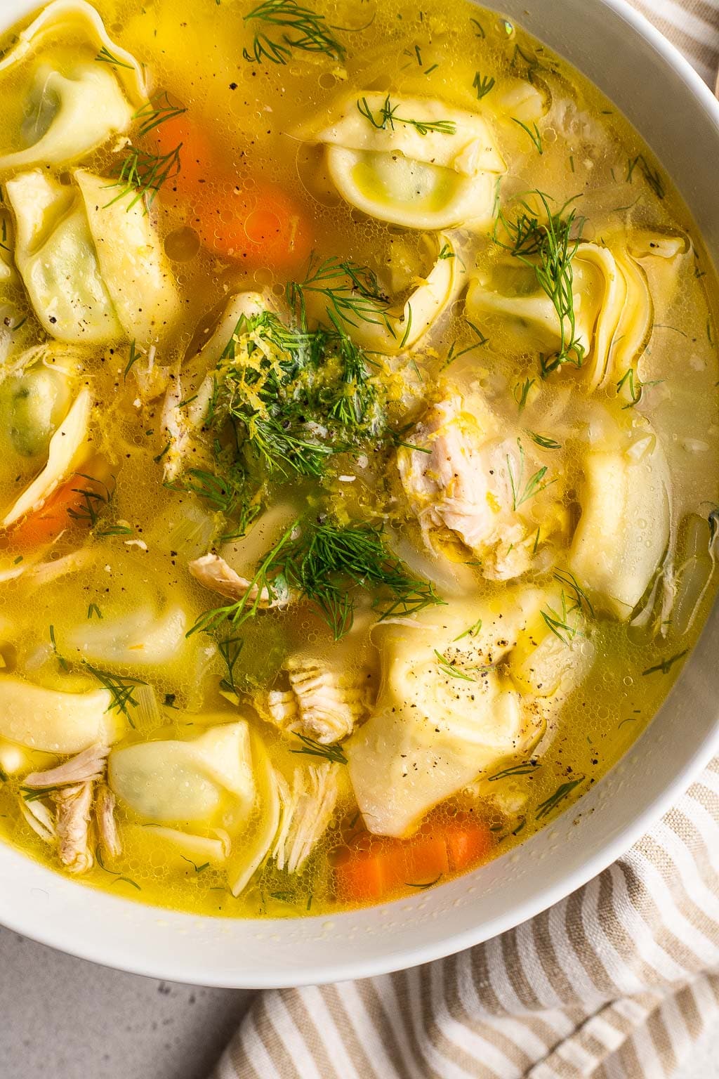 Chicken Tortellini Soup