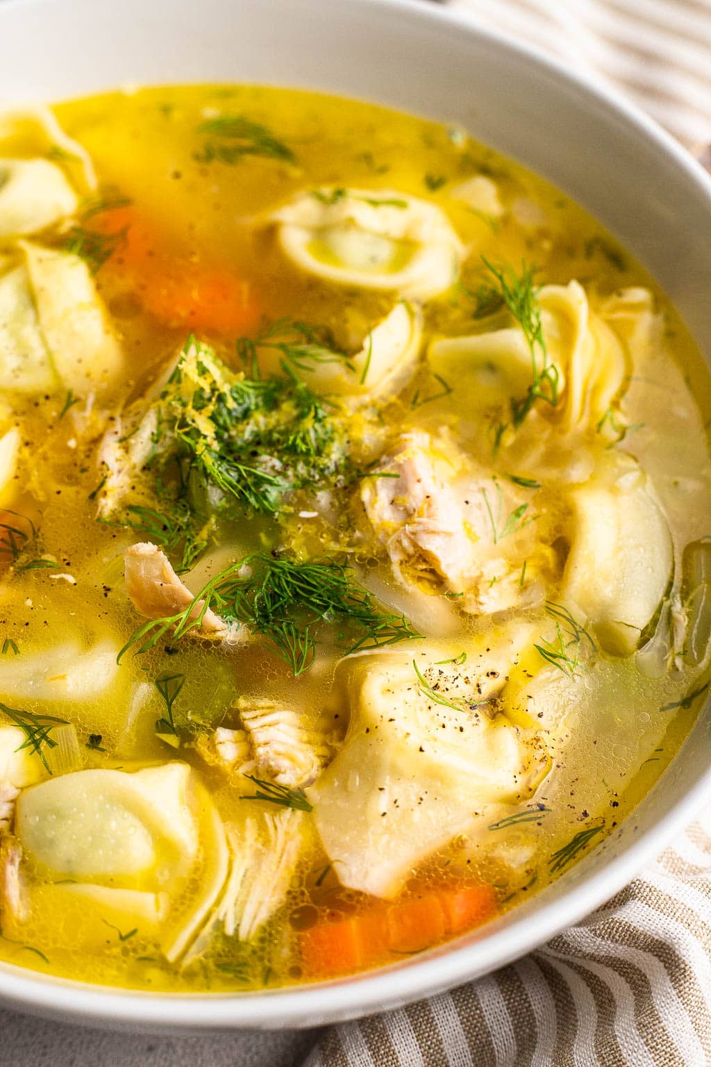 Chicken Tortellini Soup