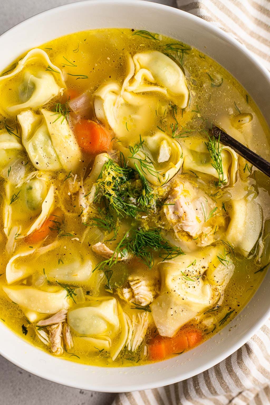 Chicken Tortellini Soup