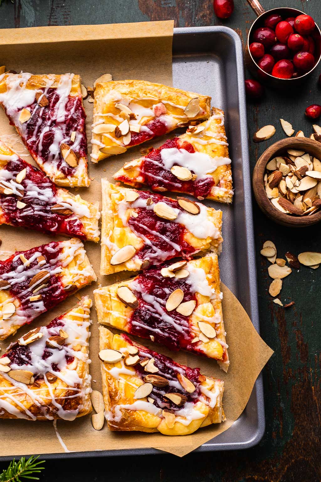 Cranberry-Almond Danishes