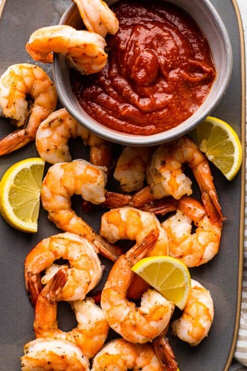 Roasted Shrimp Cocktail - ideas for easter dinner