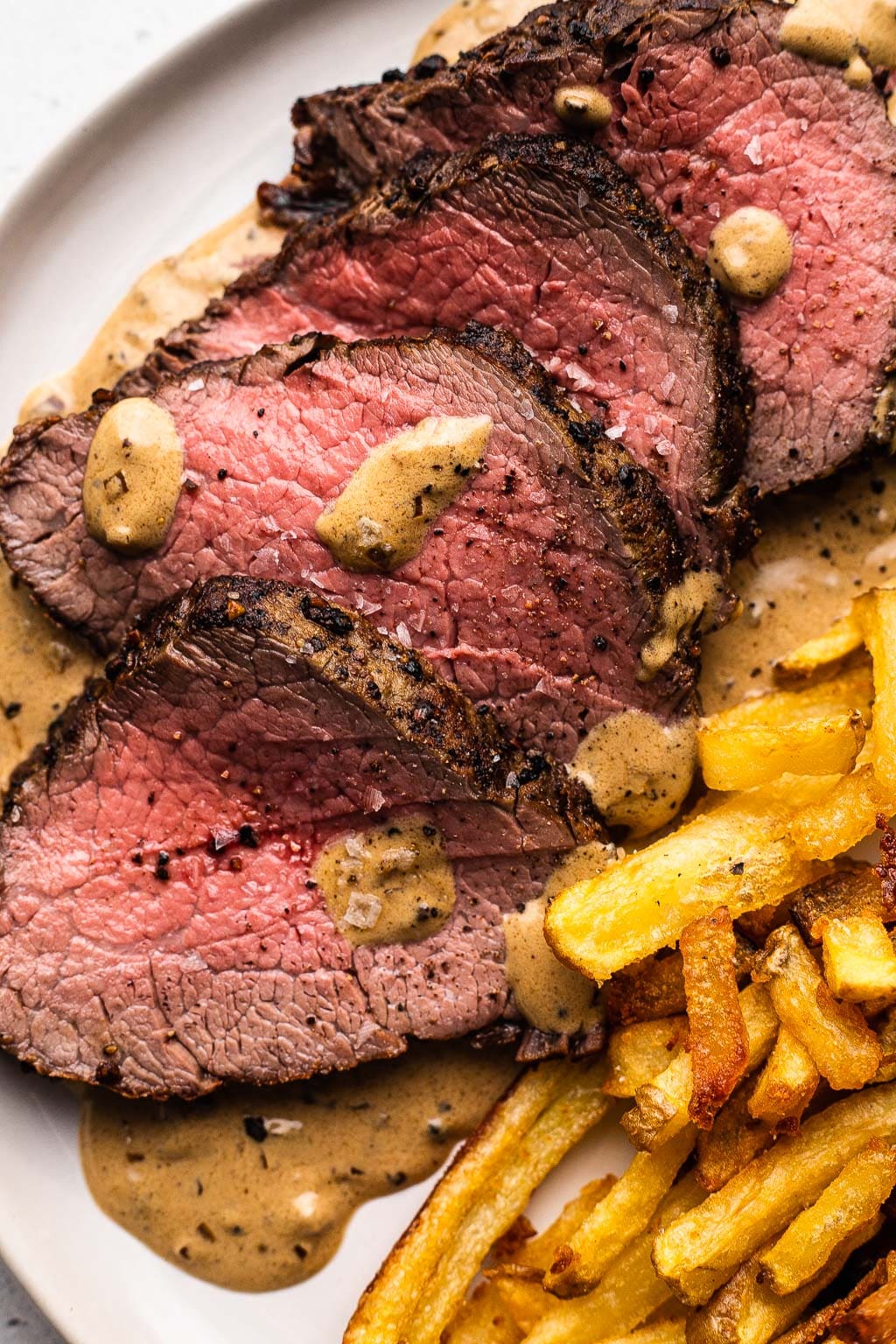 Steak au poivre recipe