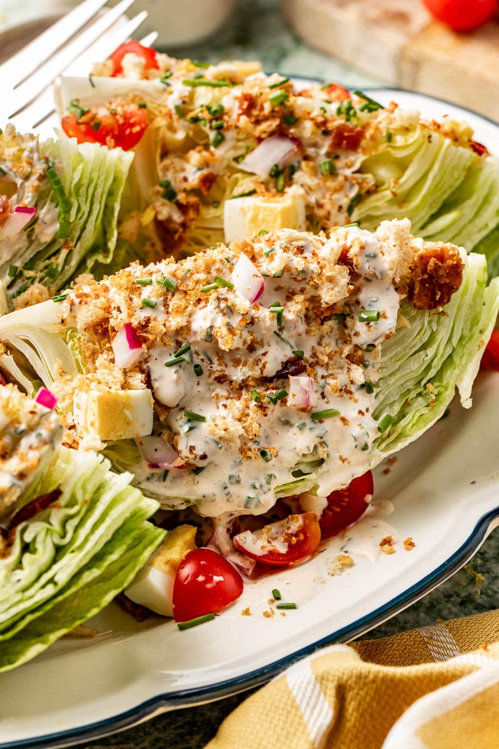 loaded wedge salad