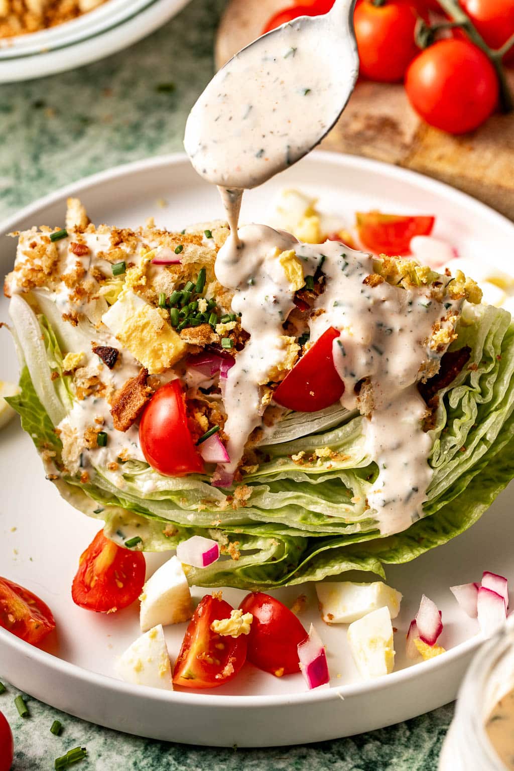 loaded wedge salad