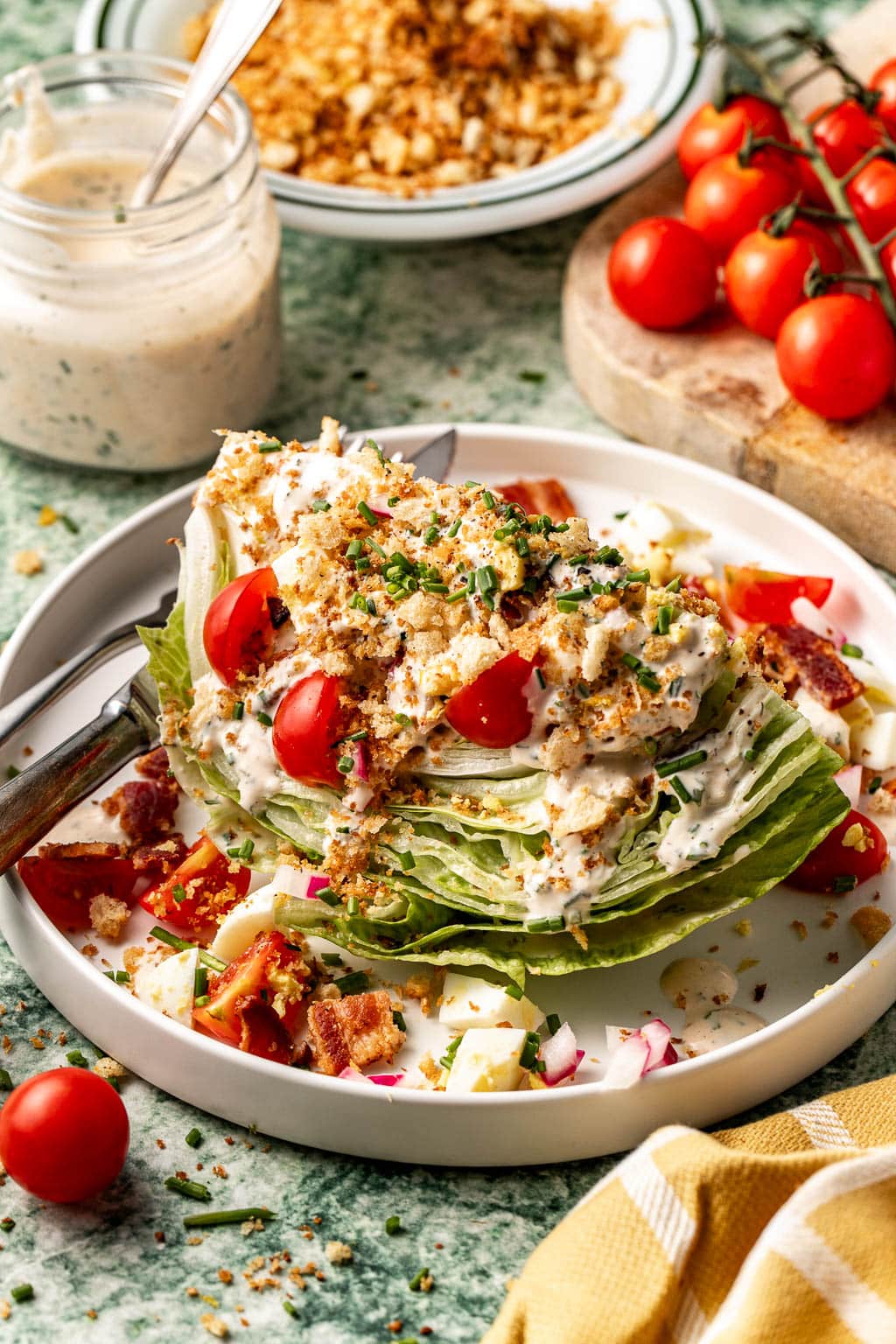 loaded wedge salad