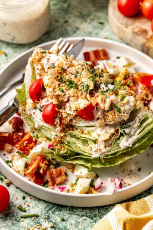 Loaded Wedge salad recipe