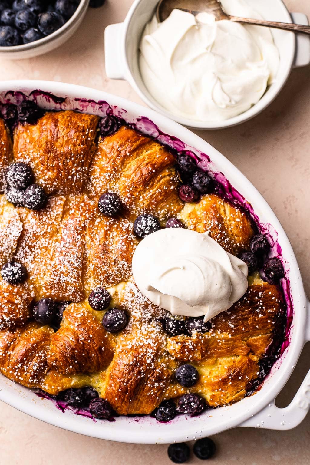 Blueberry breakfast casserole