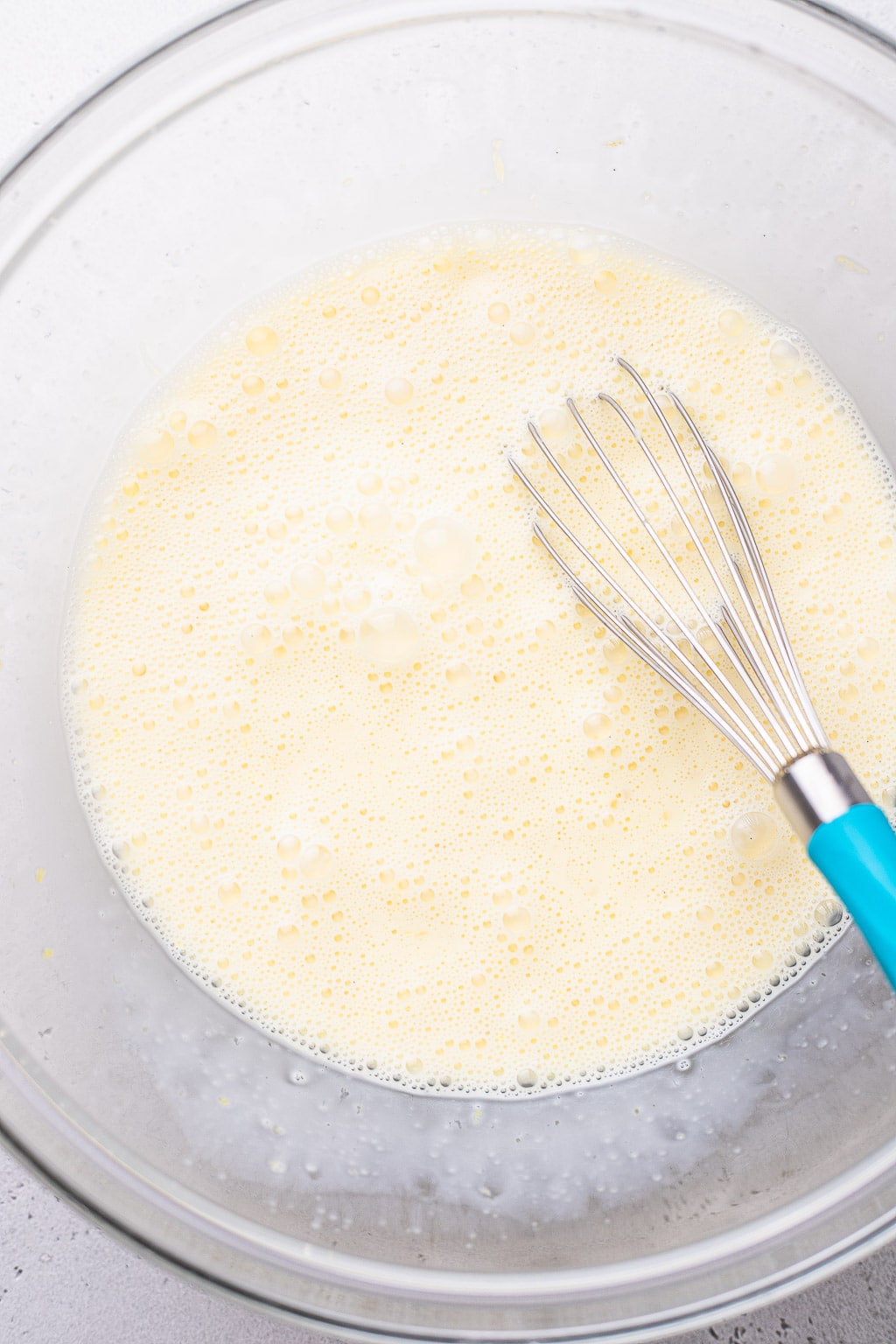 custard for blueberry breakfast casserole