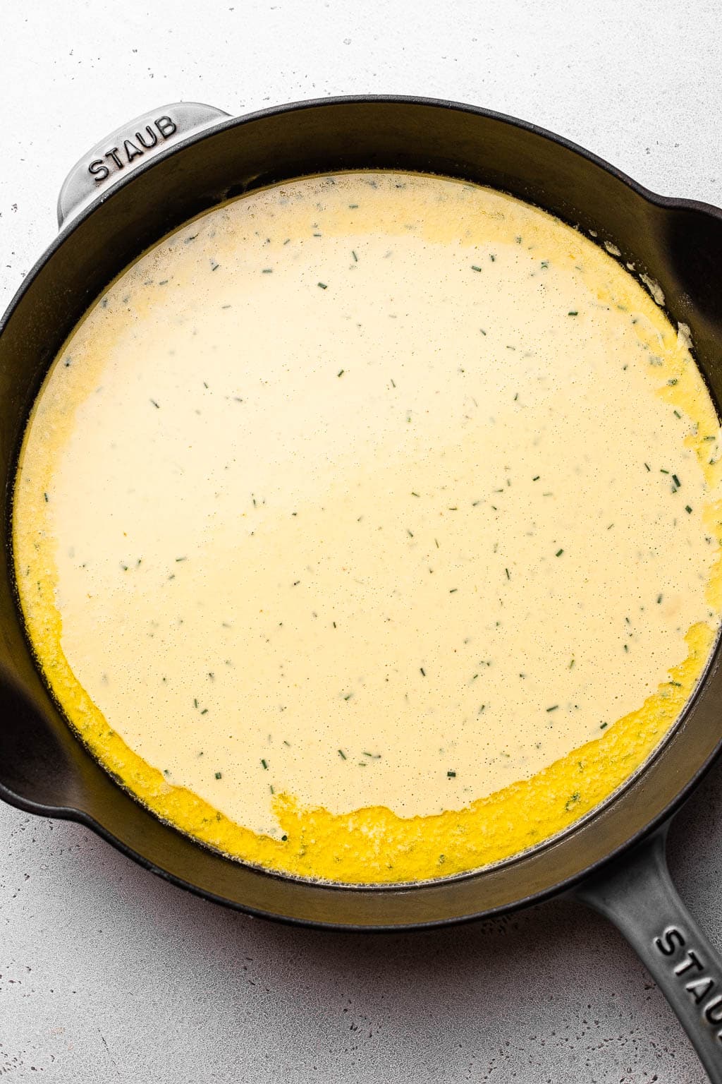 dutch baby before baking