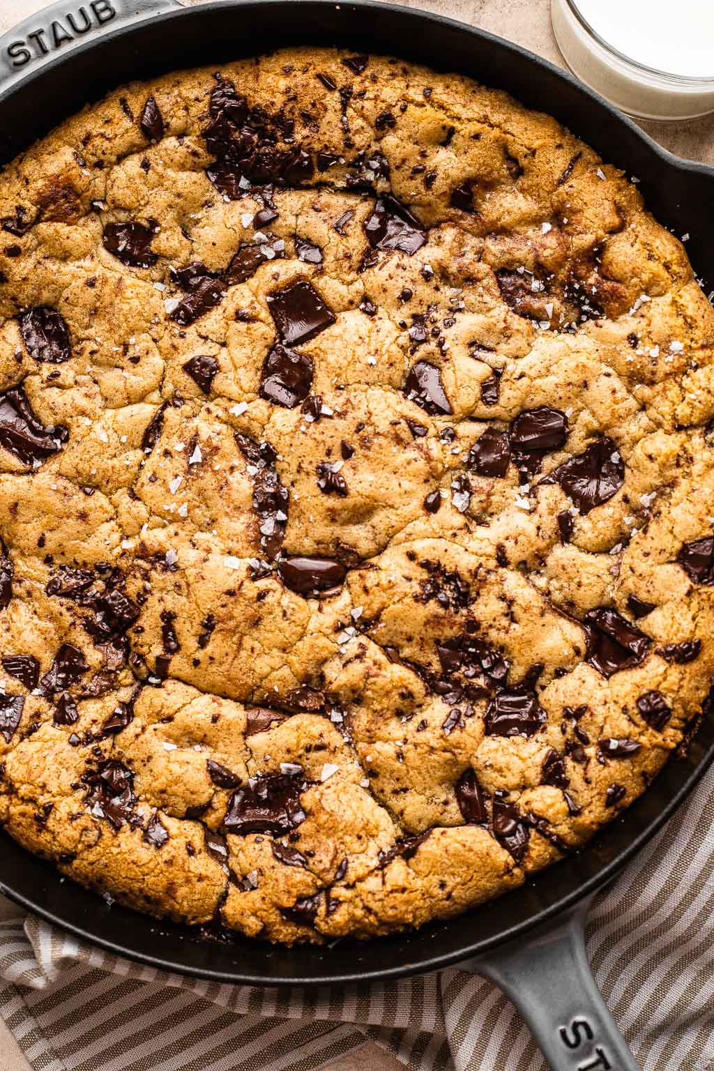 Skillet Chocolate Chip Cookie
