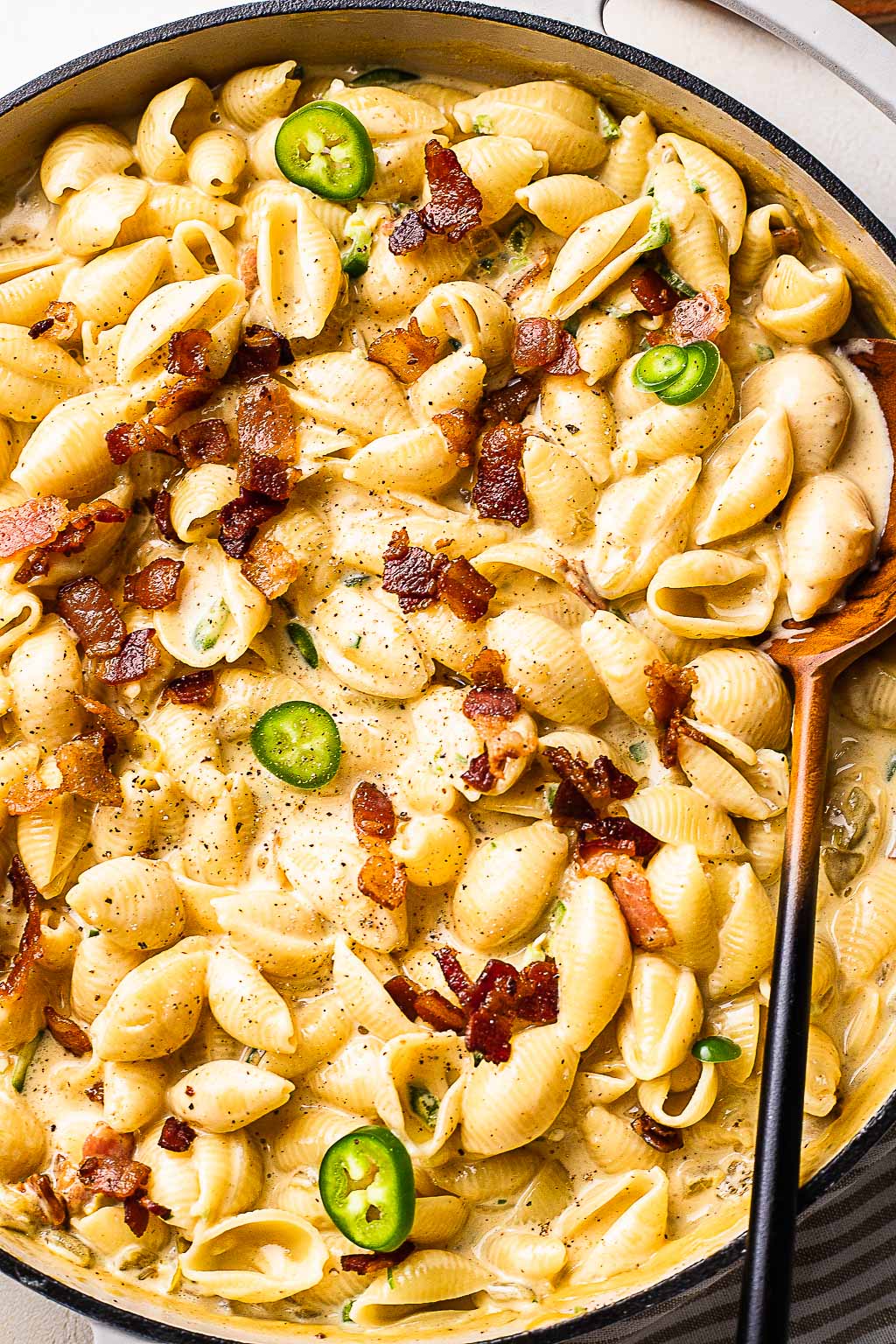 Bacon Shells and Cheese