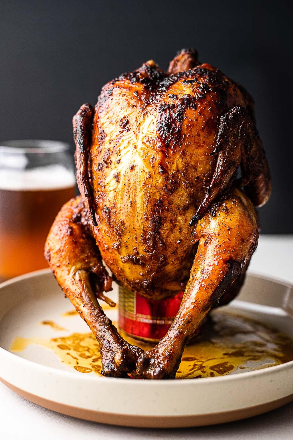 Beer can chicken