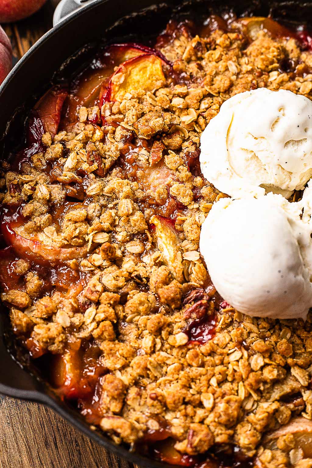 Bourbon Peach Crisp