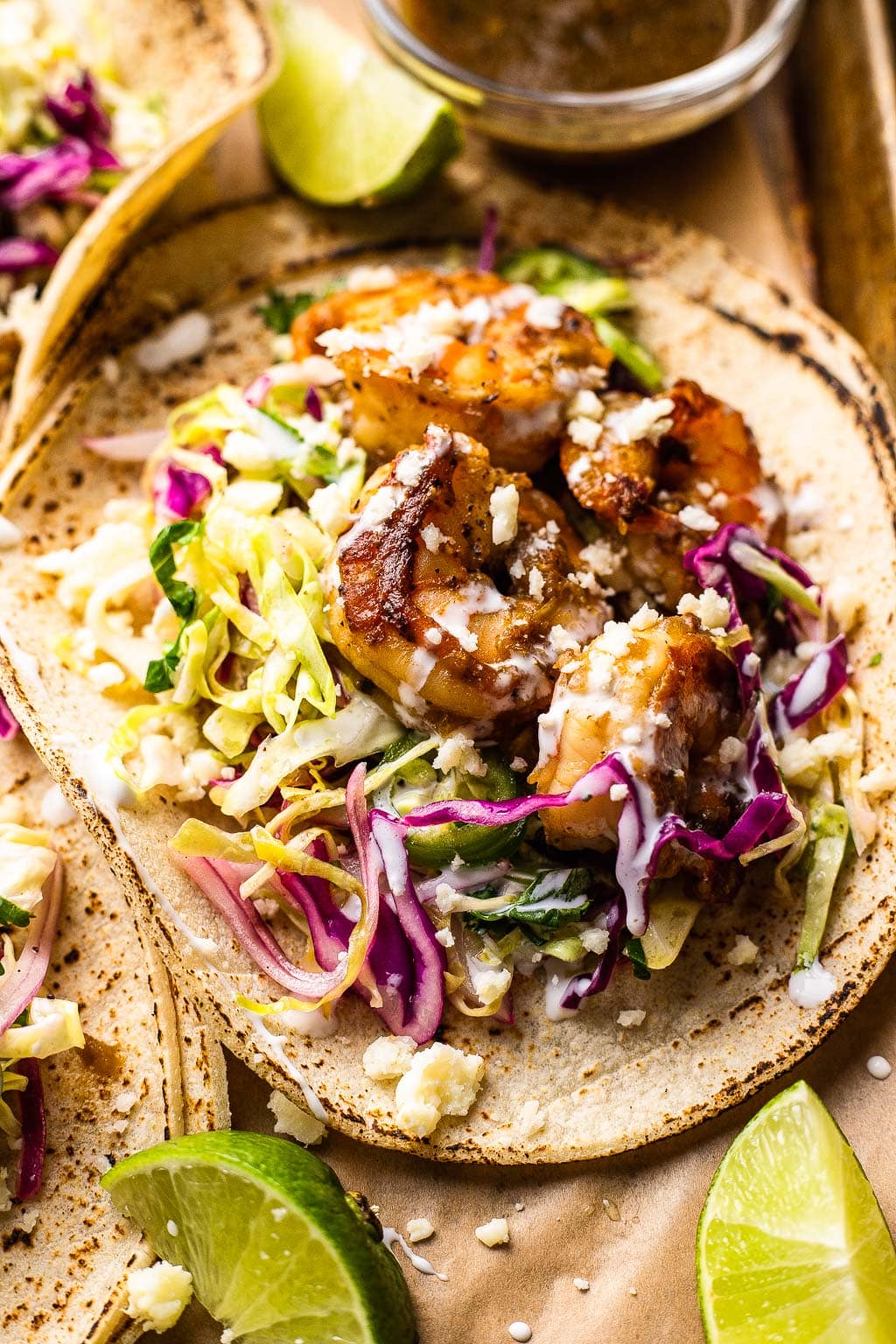 Shrimp Tacos with Slaw