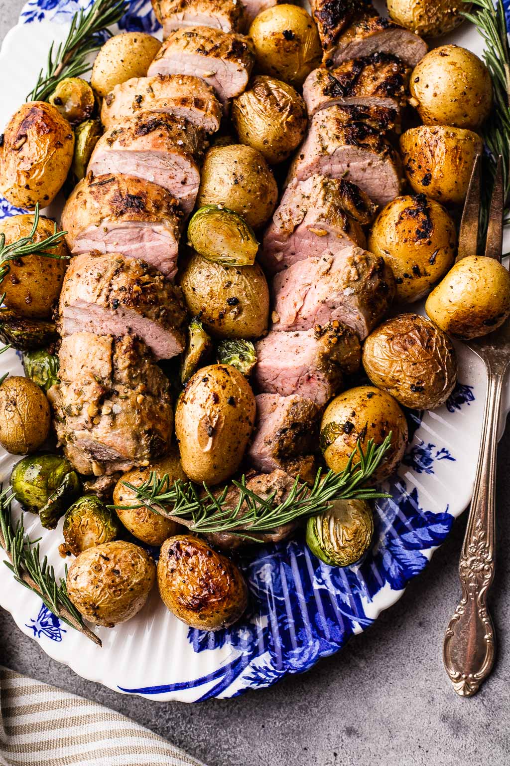 Roast Pork Tenderloin and Potatoes