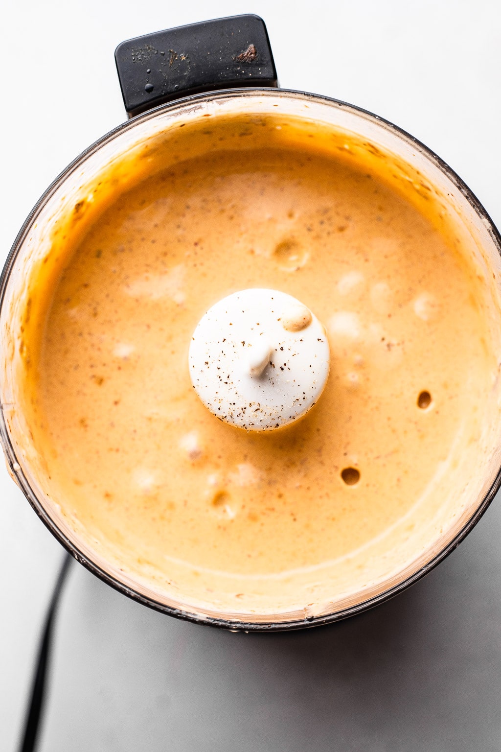 Creamy chipotle sauce in a food processor 