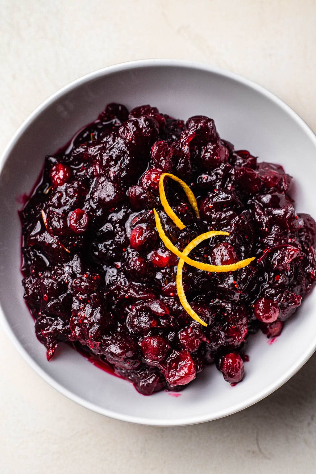 homemade cranberry sauce
