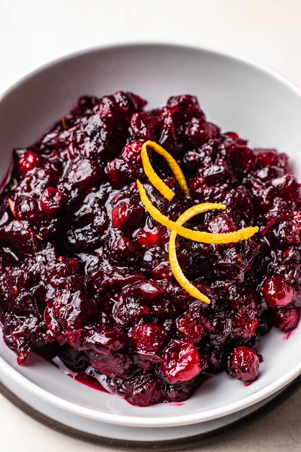 homemade cranberry sauce