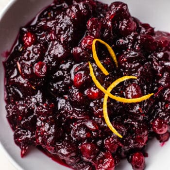 homemade cranberry sauce