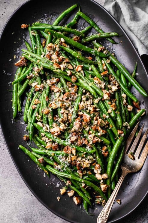 Garlic butter sauteed green beans