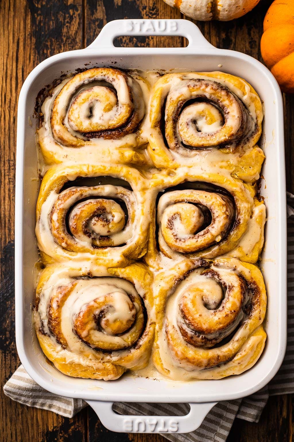 Pumpkin Cinnamon Rolls