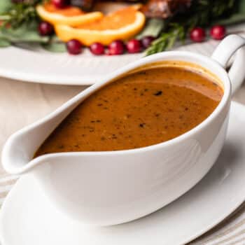 homemade turkey gravy