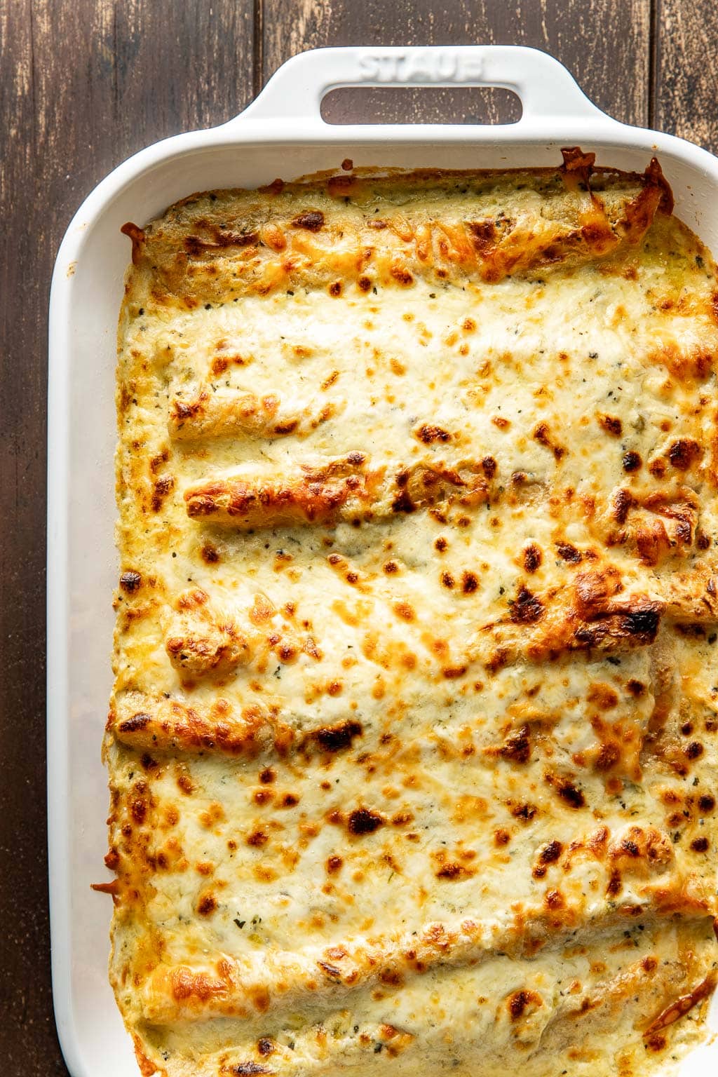 turkey enchiladas after baking