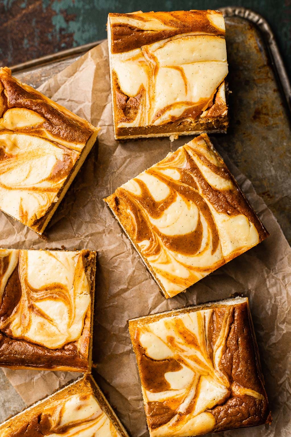 Pumpkin cheesecake bars