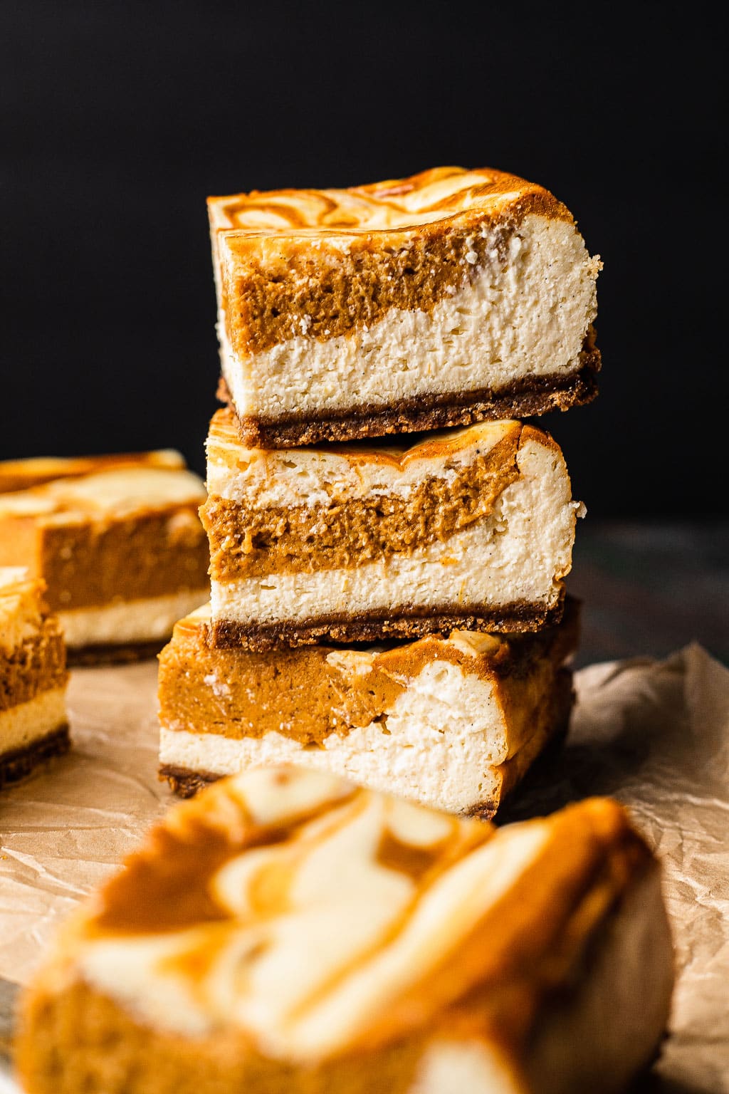 Pumpkin Cheesecake Bars