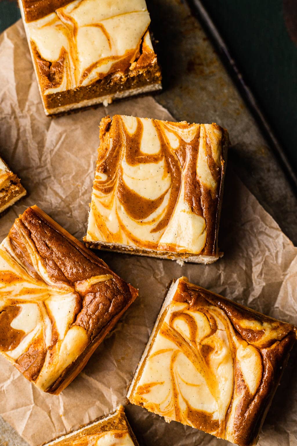 Pumpkin Cheesecake Bars