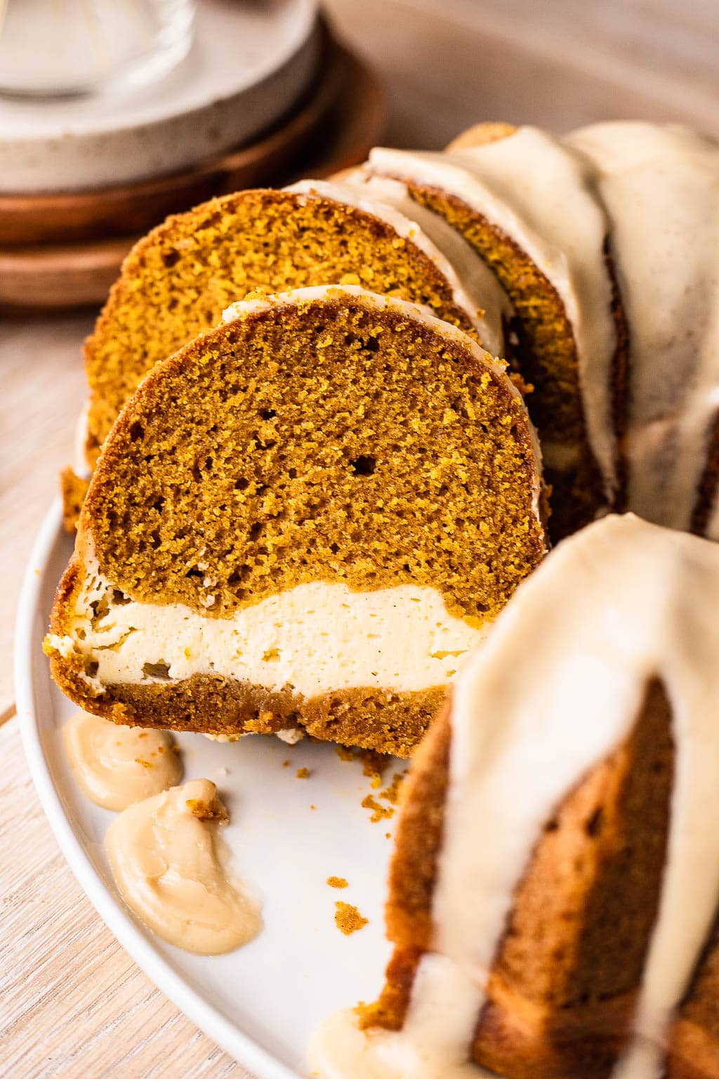Pumpkin Cream cheese bundt cake