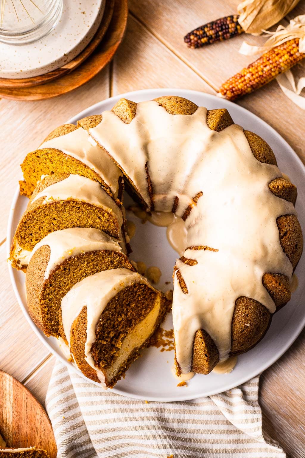 pumpkin cream cheese bundt cake
